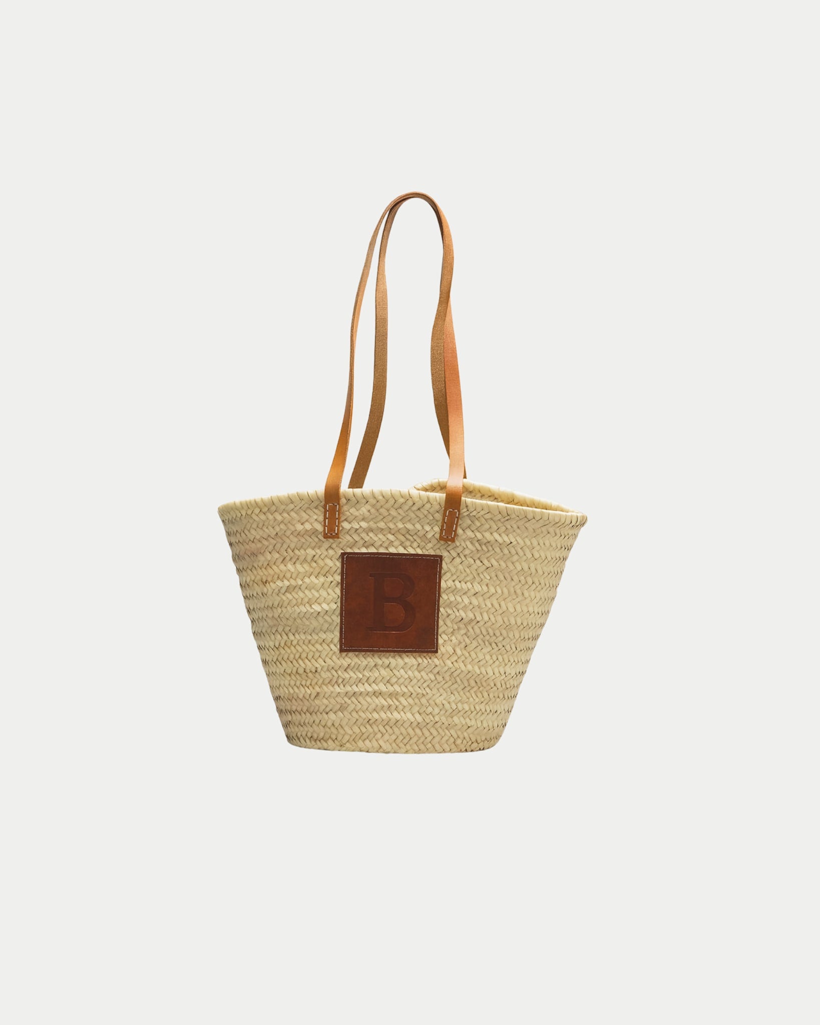 Straw Bag Classic B logo
