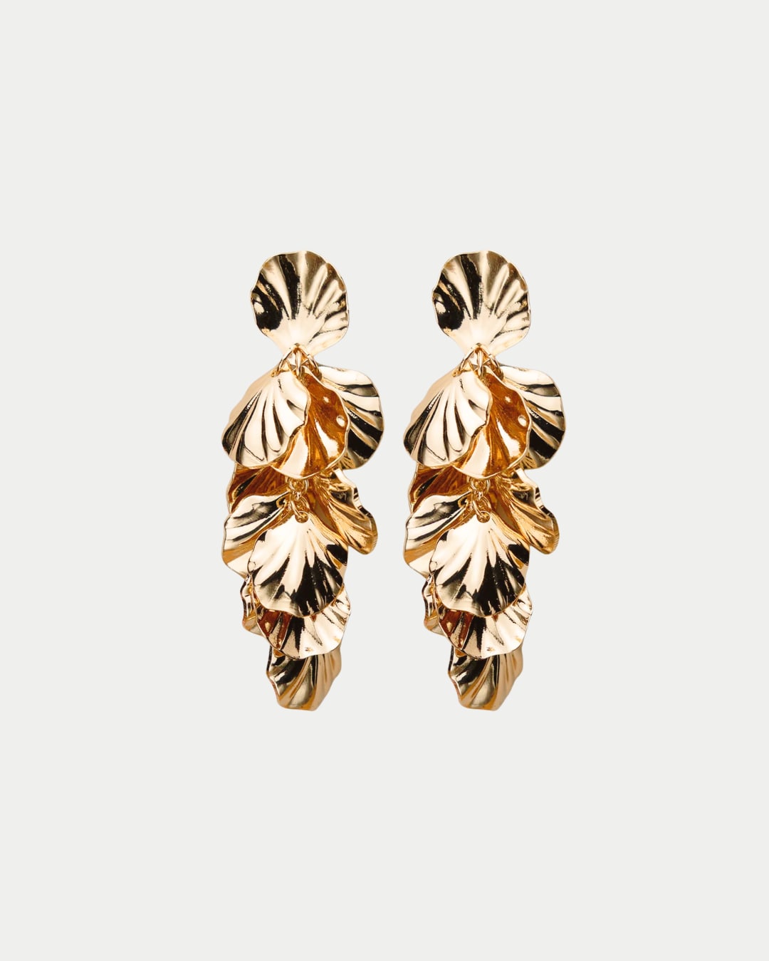 Shell Leaf Earrings