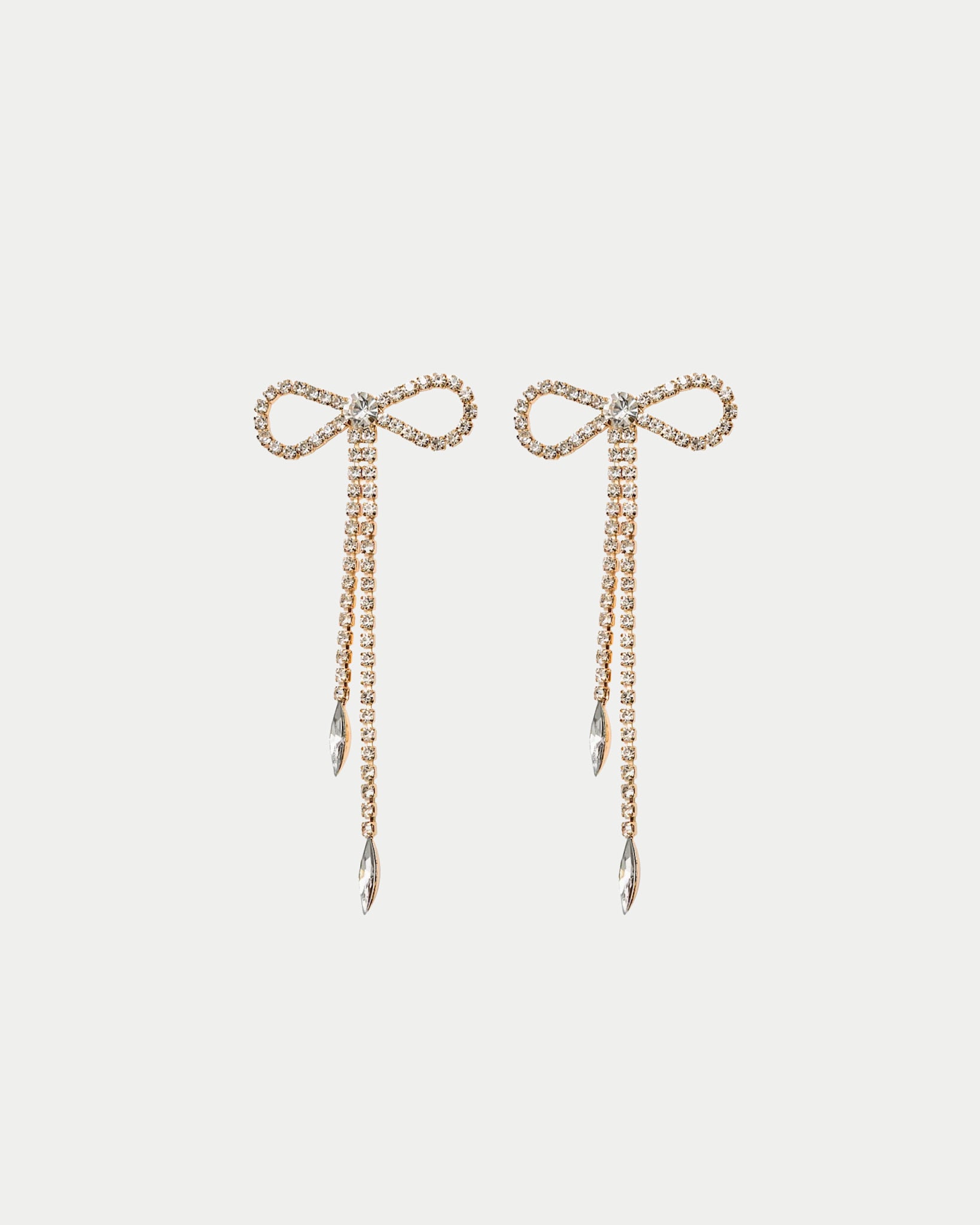 Strass Bow Earrings