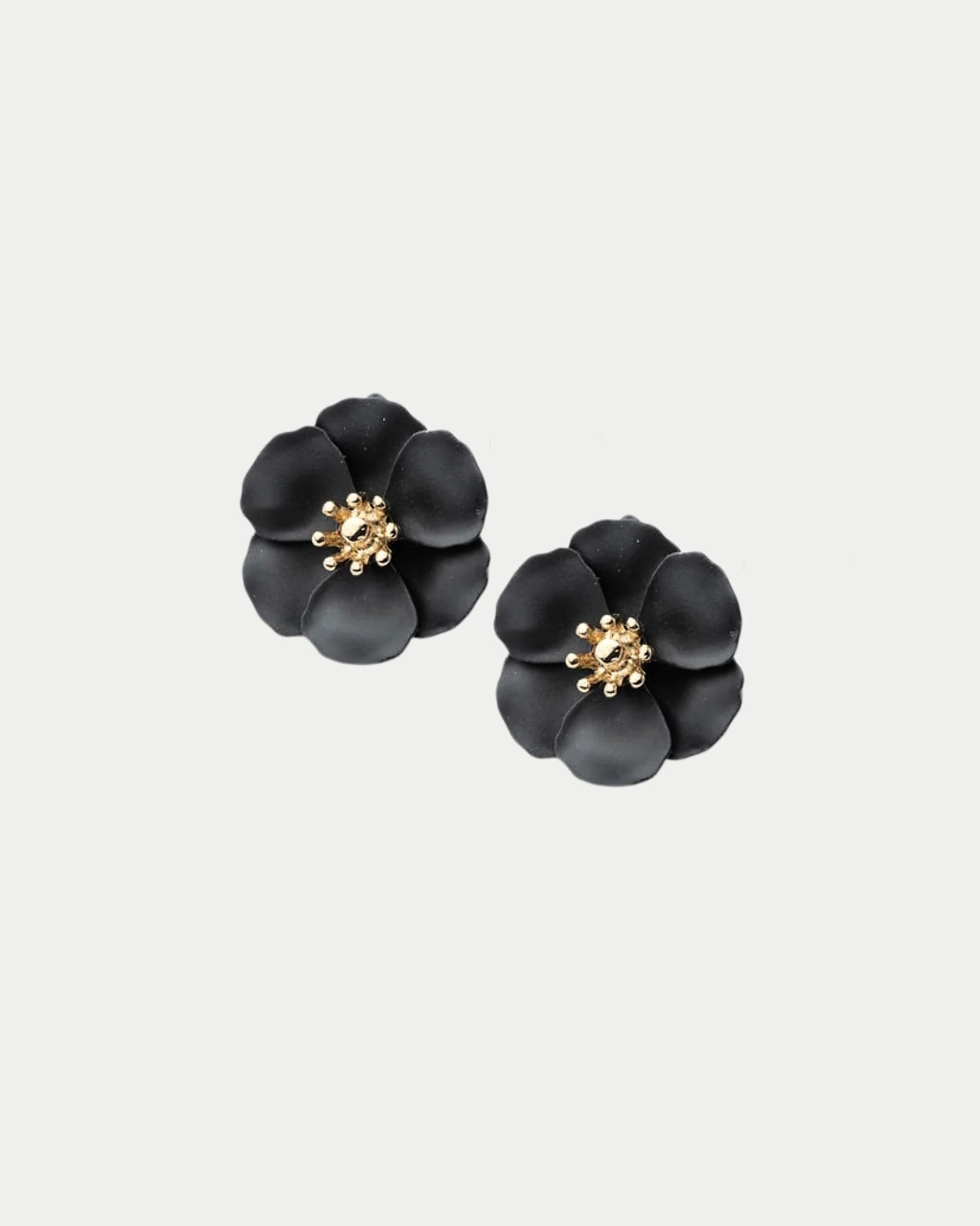 Flower Small Clip on Earrings