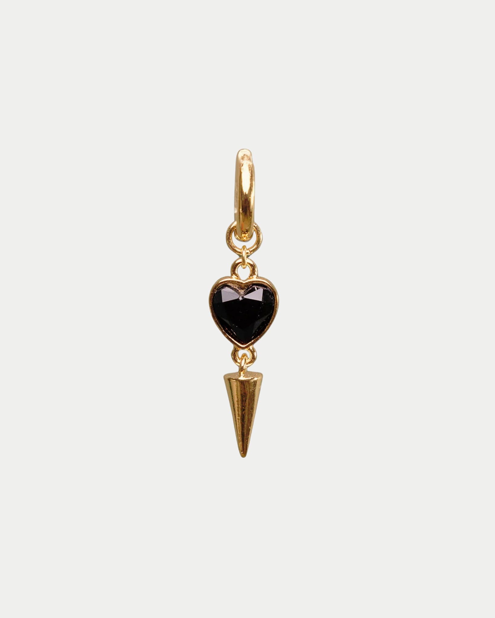 Heart Drop Earring Big