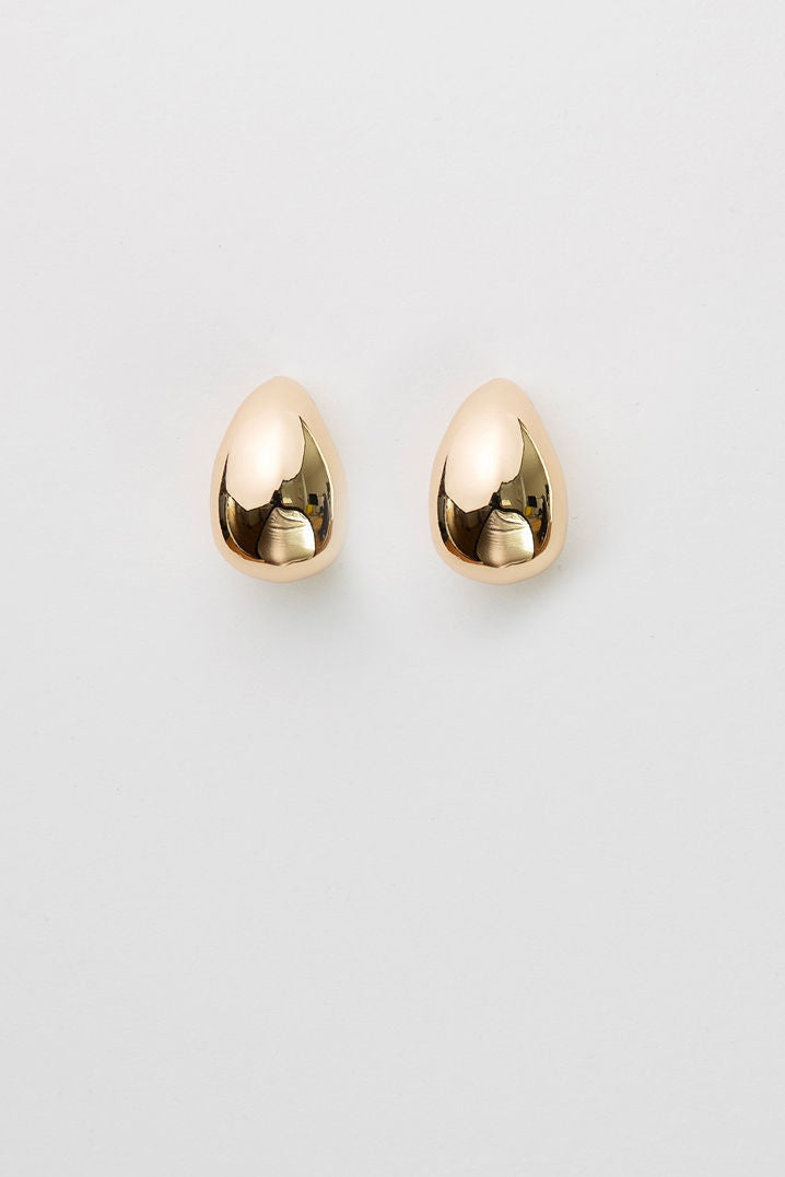 Leo Drop Earrings Gold
