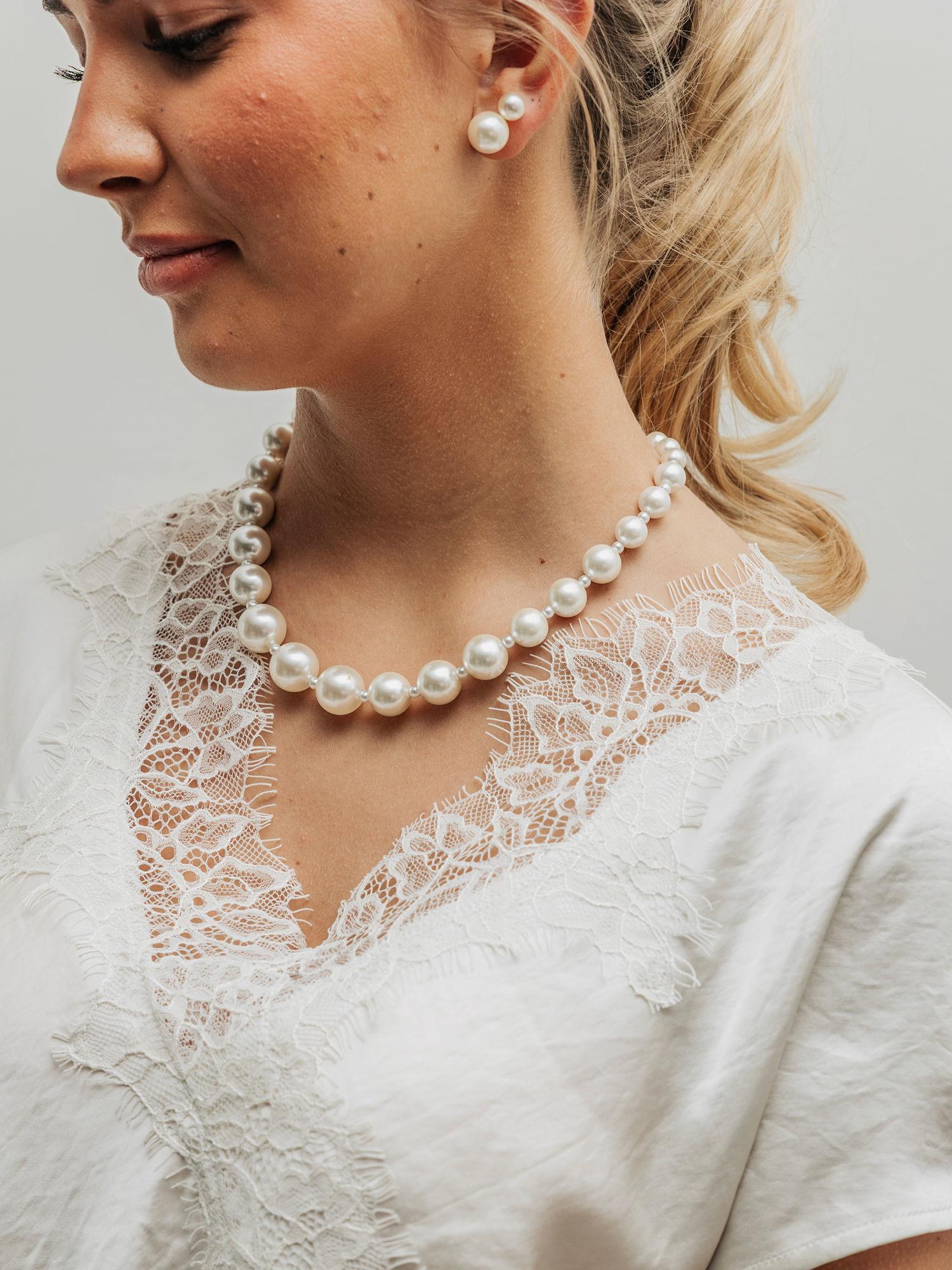 Bead Pearl Necklace