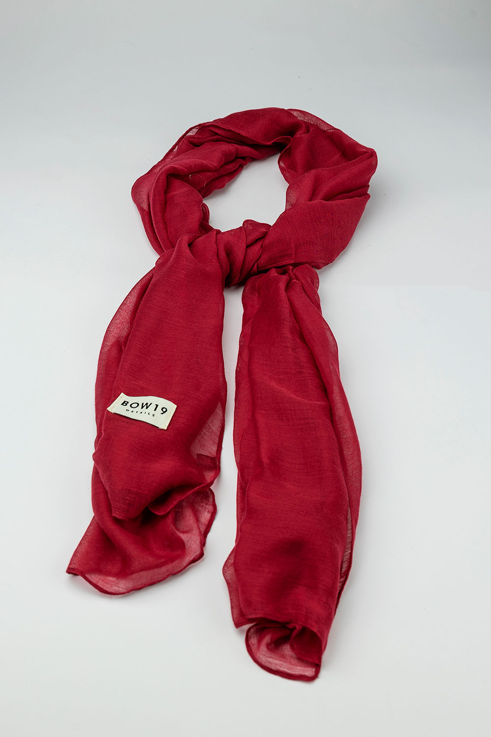 Leah Scarf Red
