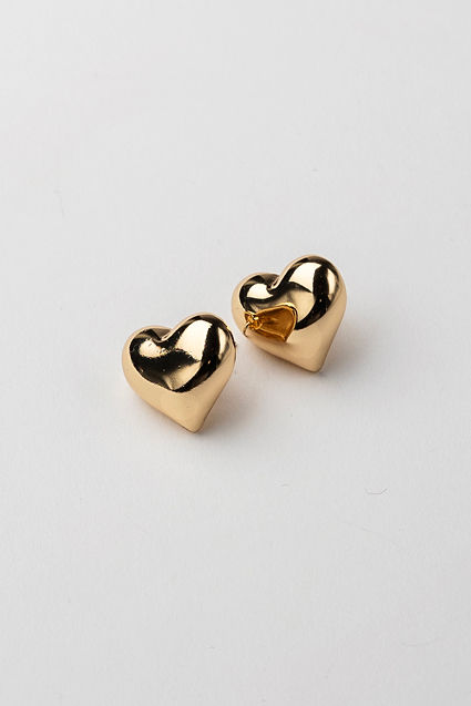 Heart Stud Gold