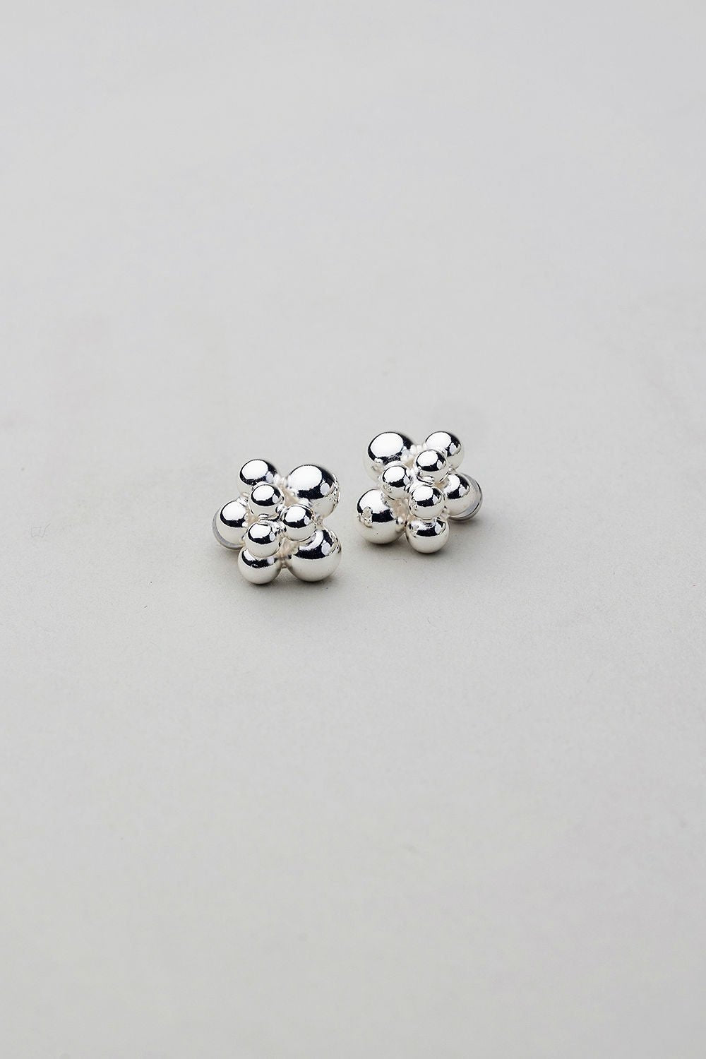 Bead Multi Studs Silver