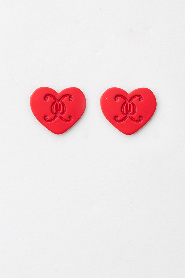 Heart Logo Stud