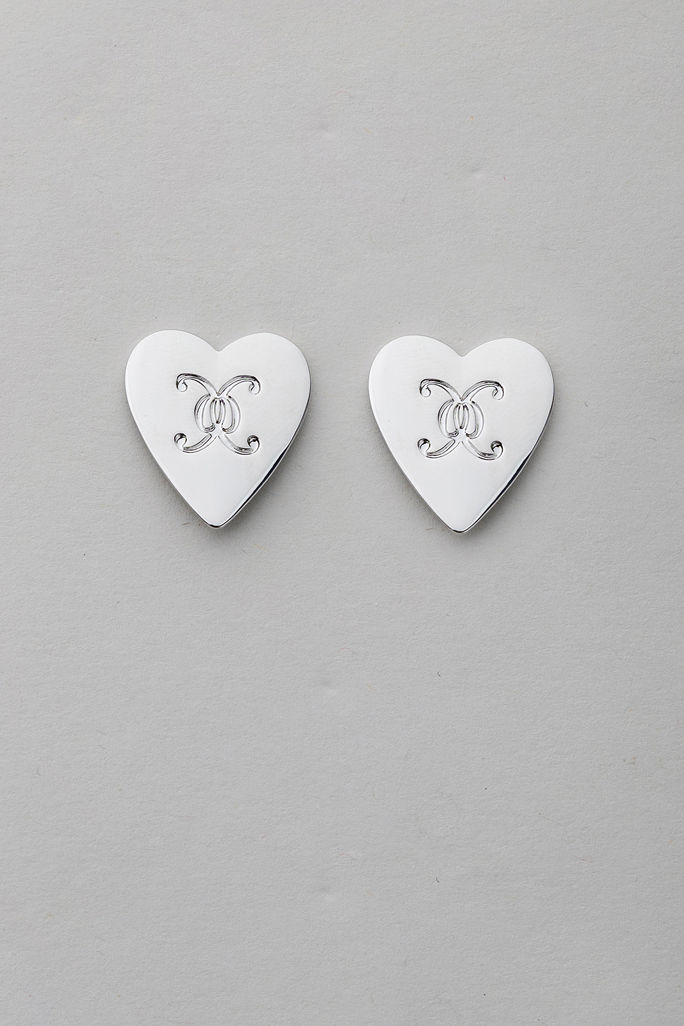 Heart Logo Bold Stud