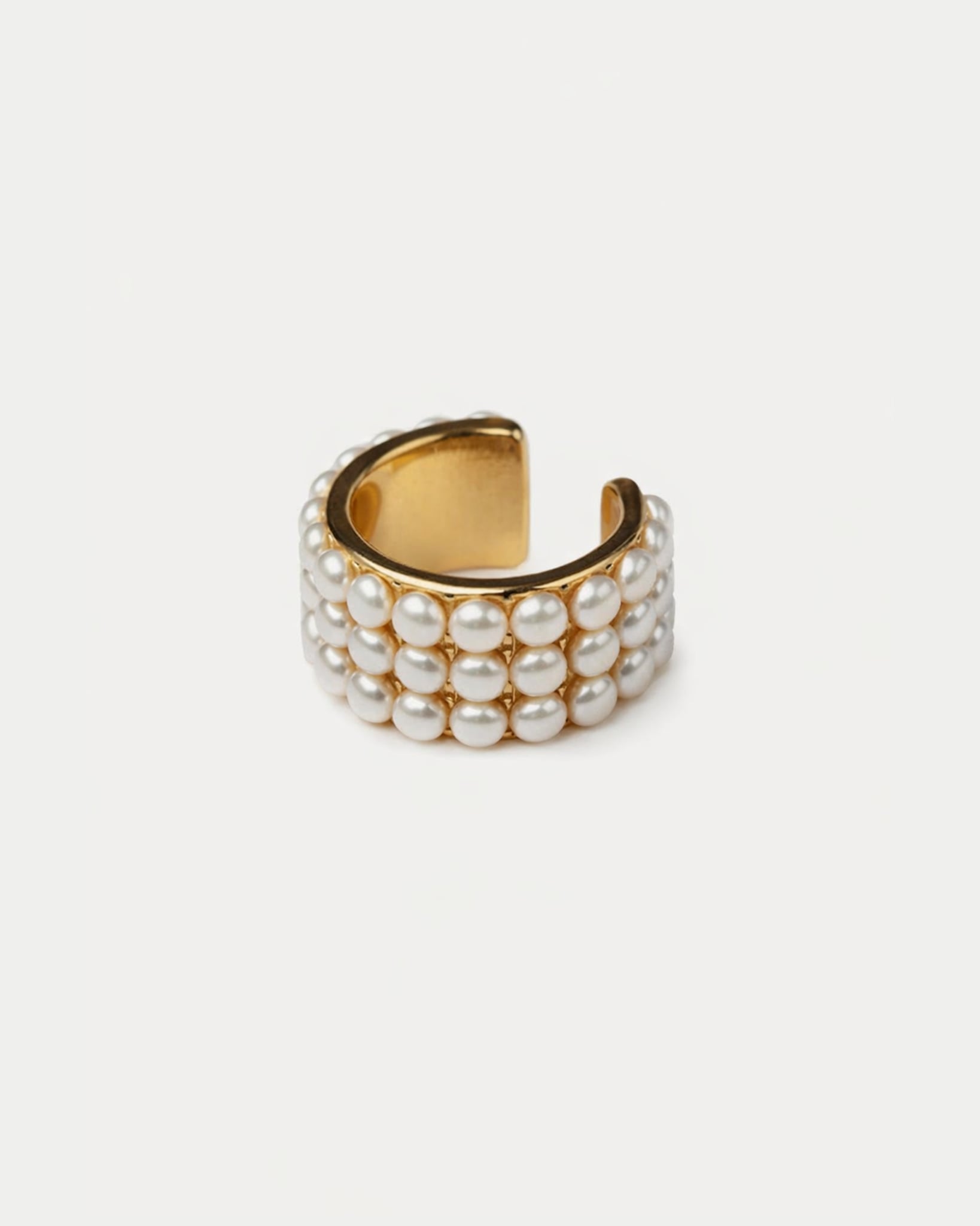 Vivianne Pearl Square Ring