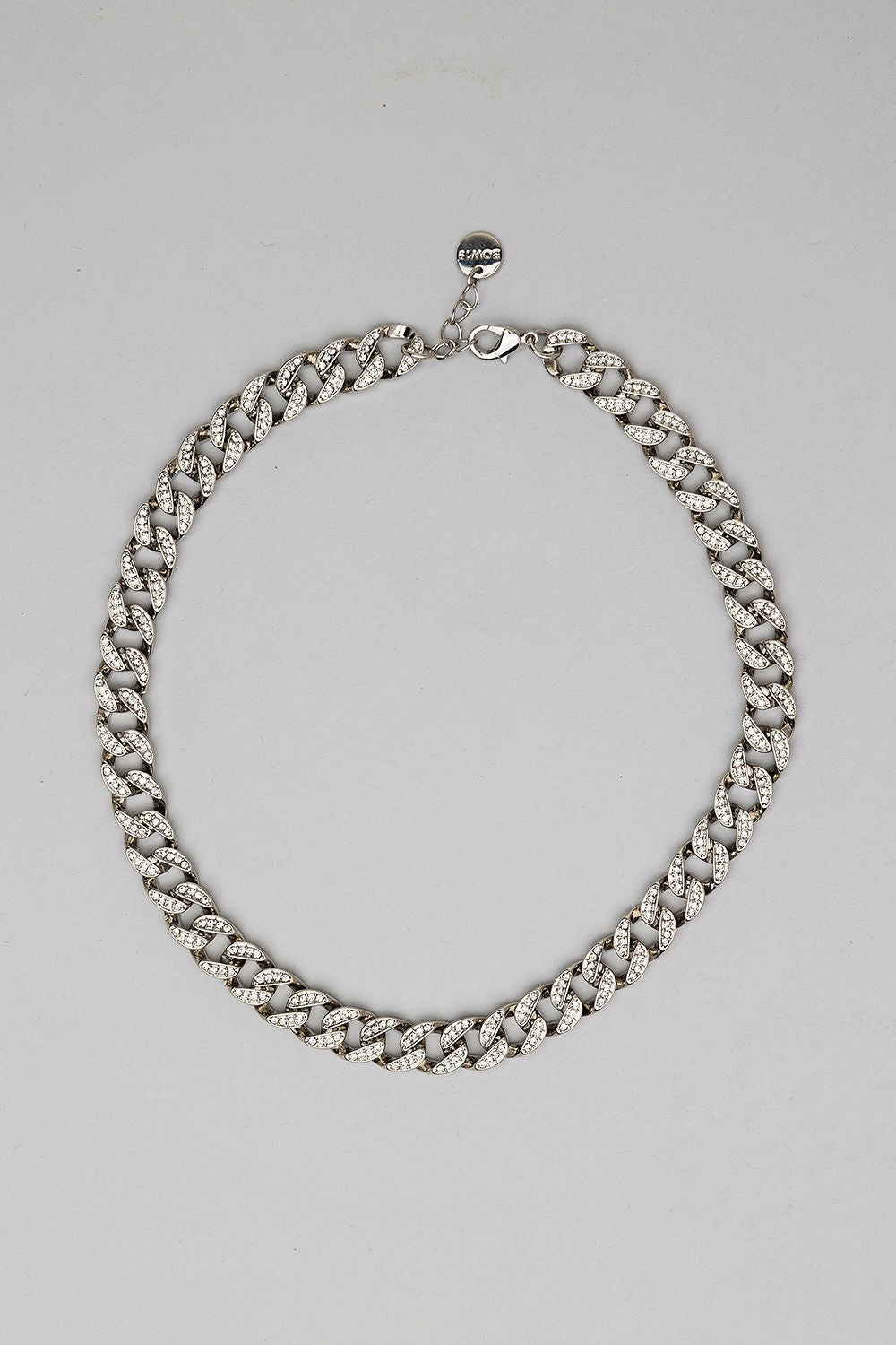 Diora Necklace Strass Silver