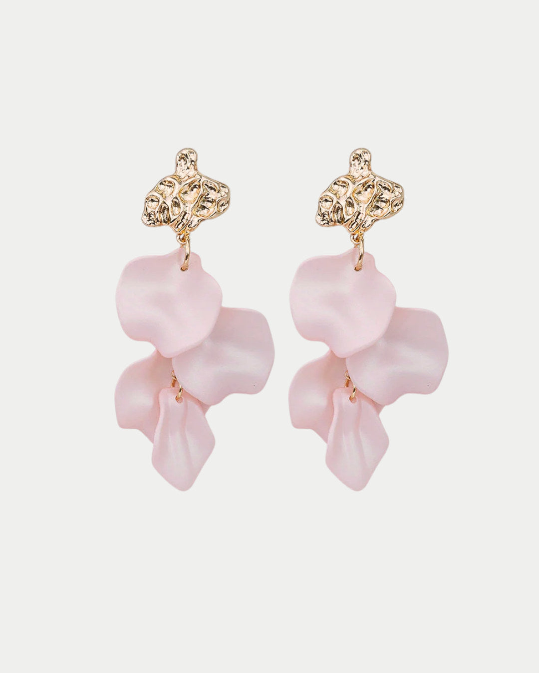 Hammered Leaf Earrings