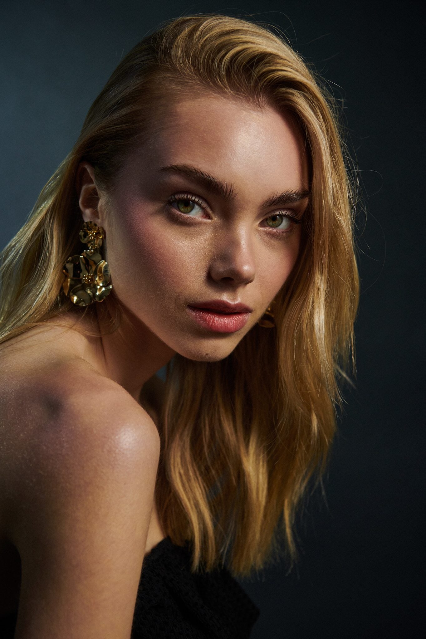 Flower Twin Earrings