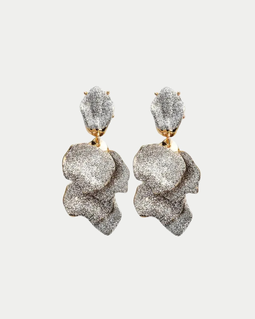 Leaf Earrings Glitter