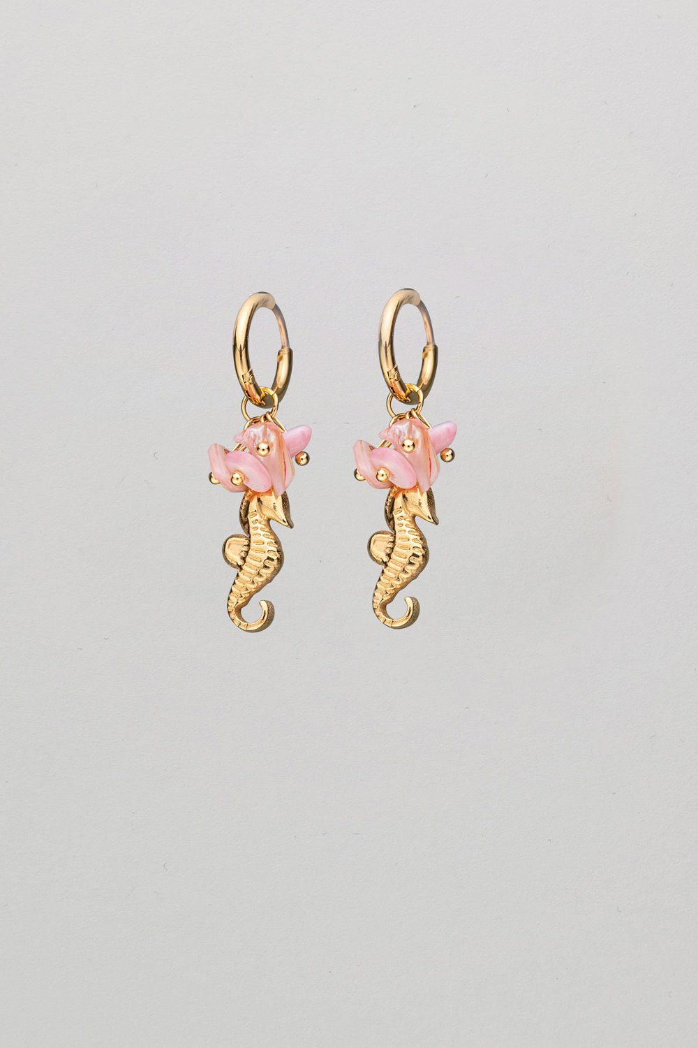Seahorse Pink Earrings