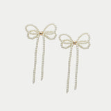 Pearl Bow Earrings