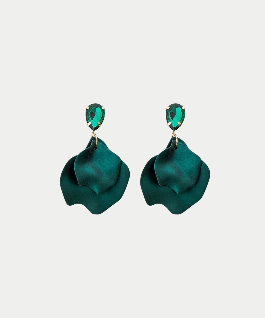 Leaf Earrings Cz