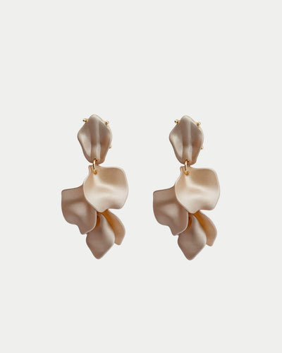 Leaf Earrings Pearl