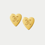 Heart Logo Bold Stud