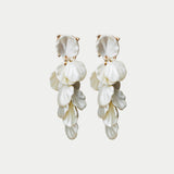 Shell Leaf Earrings