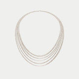 Strass Multi Row Necklace