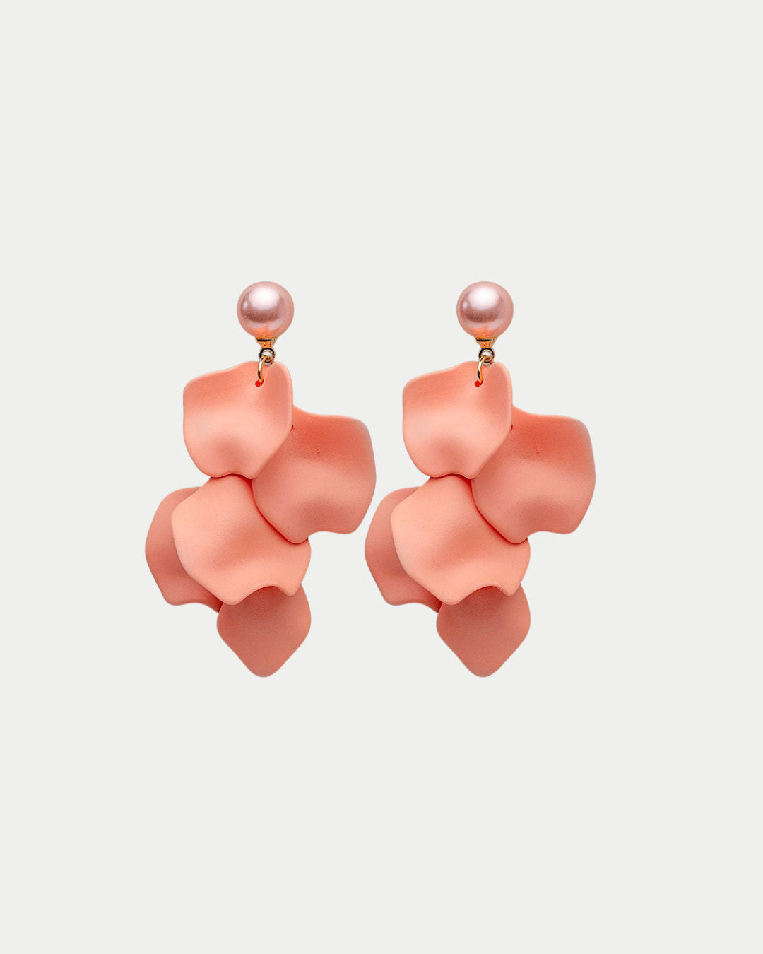 Pearl Leaf Earrings