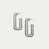 Loop Glitter Earrings
