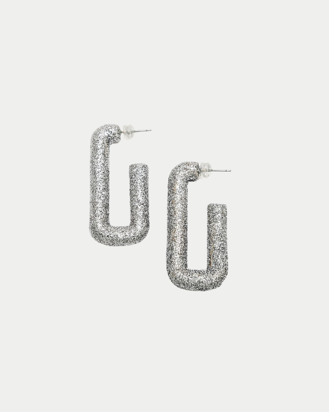 Loop Glitter Earrings