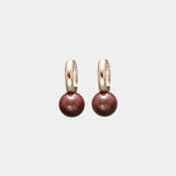 Amelie pearl hoops