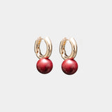 Amelie pearl hoops