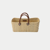 Straw Bag Square Low Medium