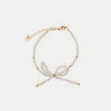 Bow Pearl Bracelet