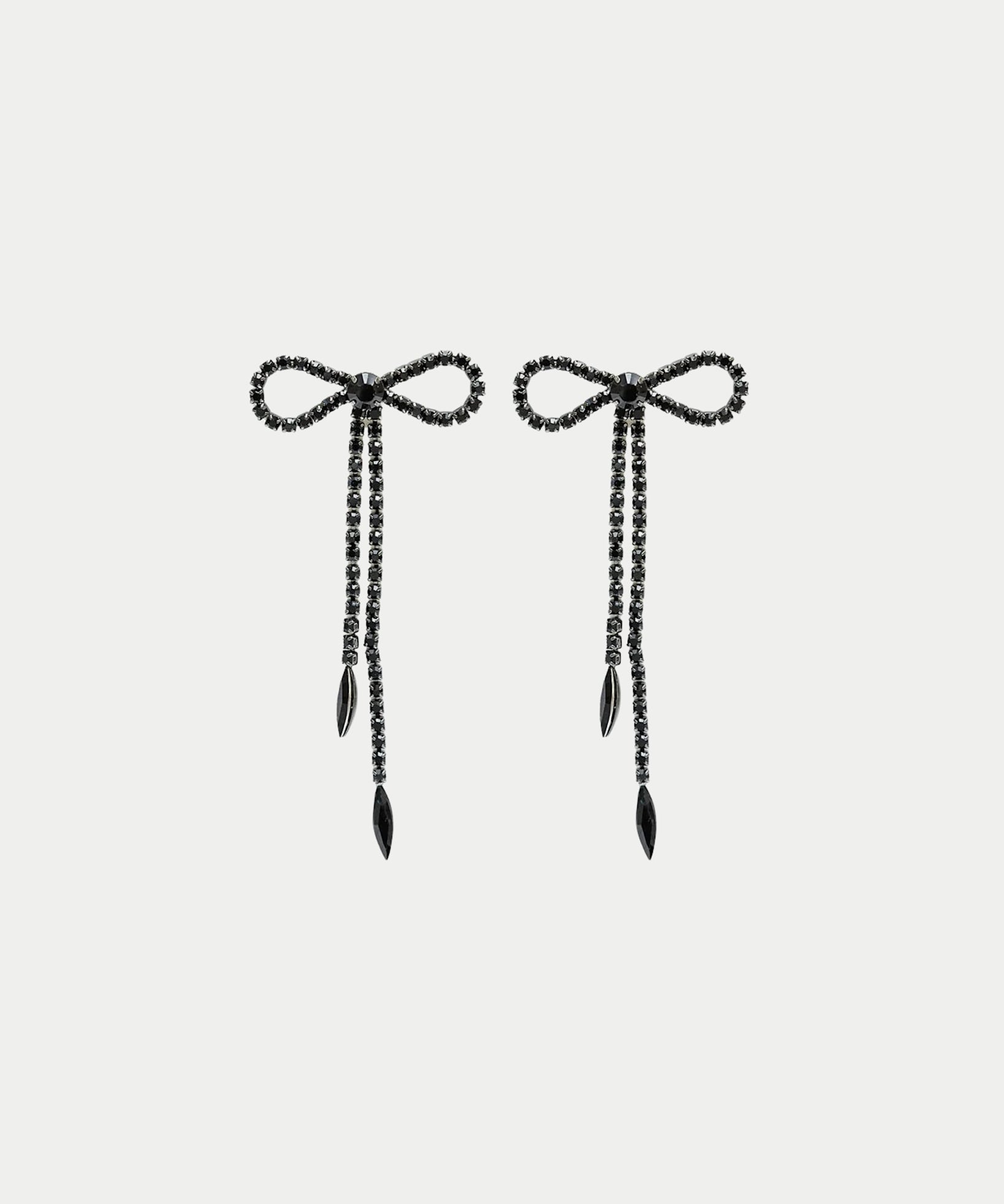 Strass Bow Earrings