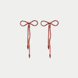 Strass Bow Earrings