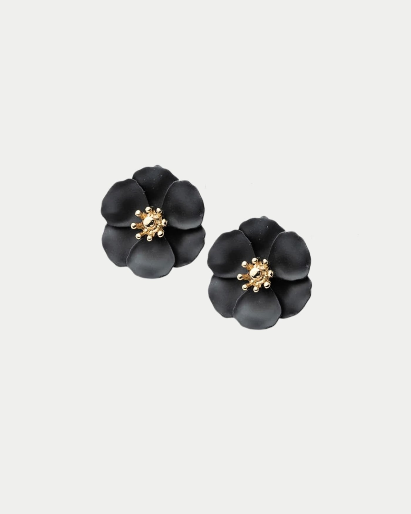 Flower Small Clip on Earrings