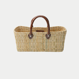 Straw Bag Square Low Large