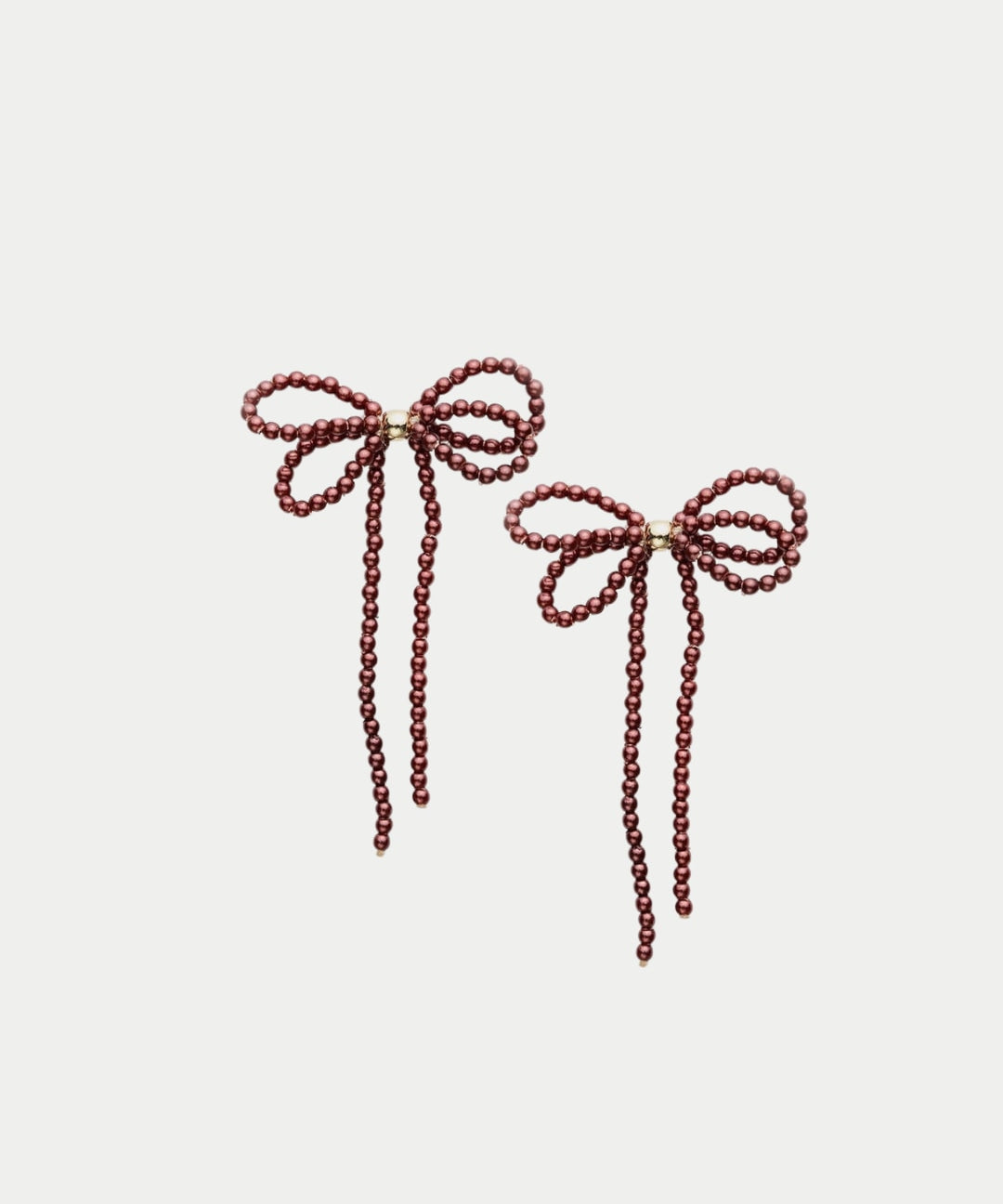 Pearl Bow Earrings