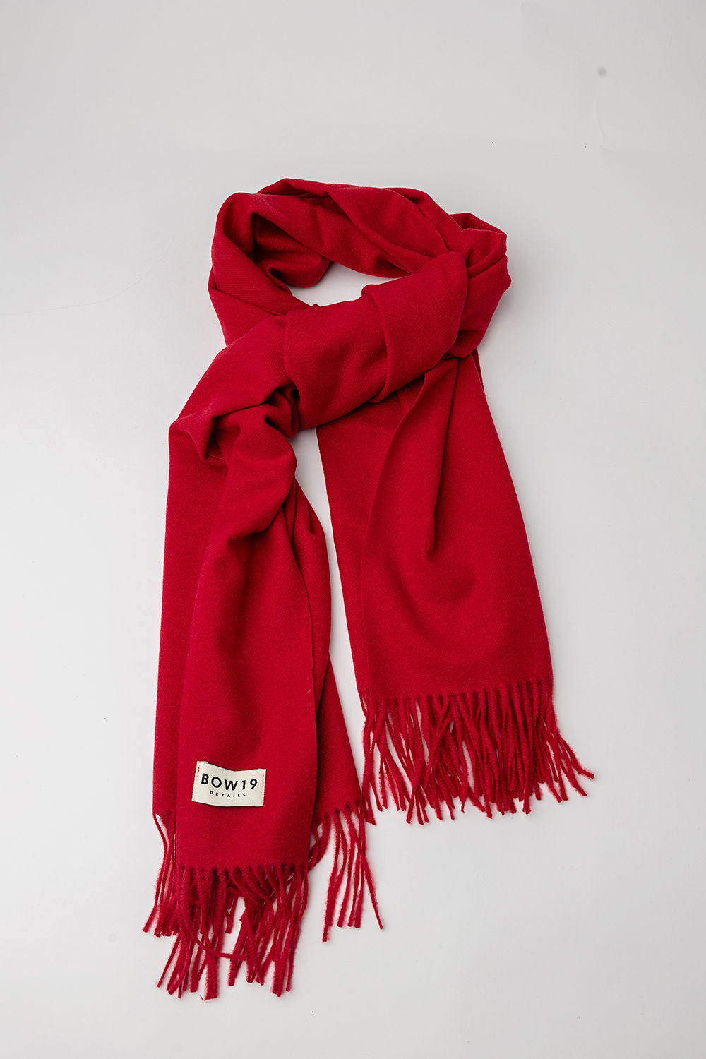 Soft Scarf Wine Red