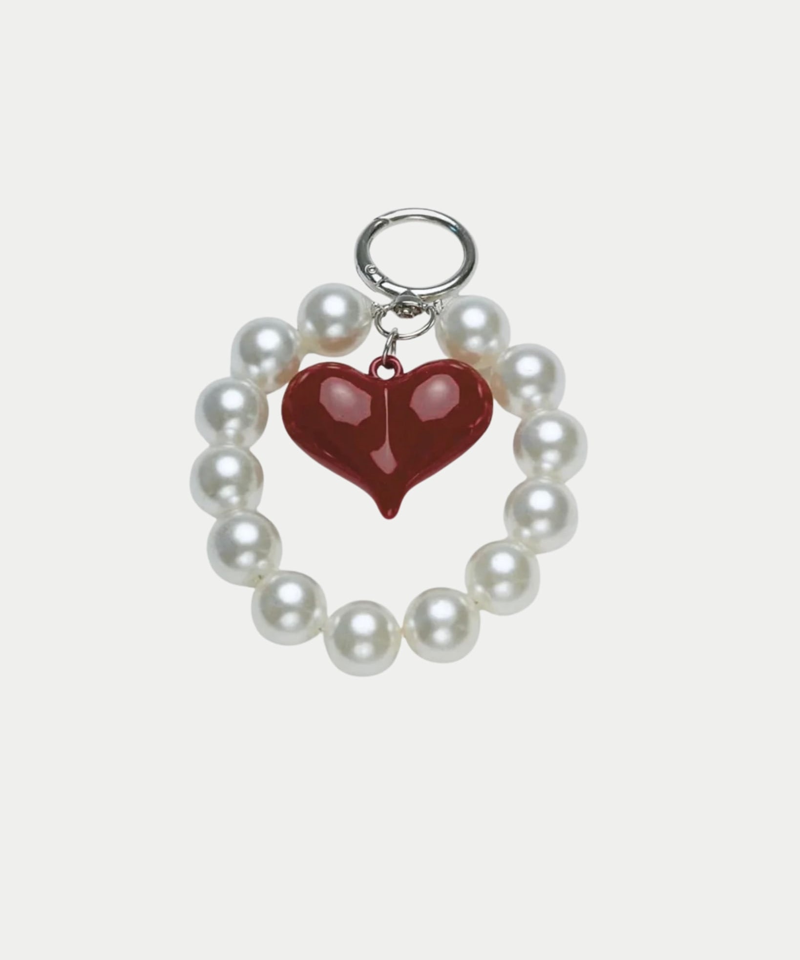 CHARM PEARL HEART
