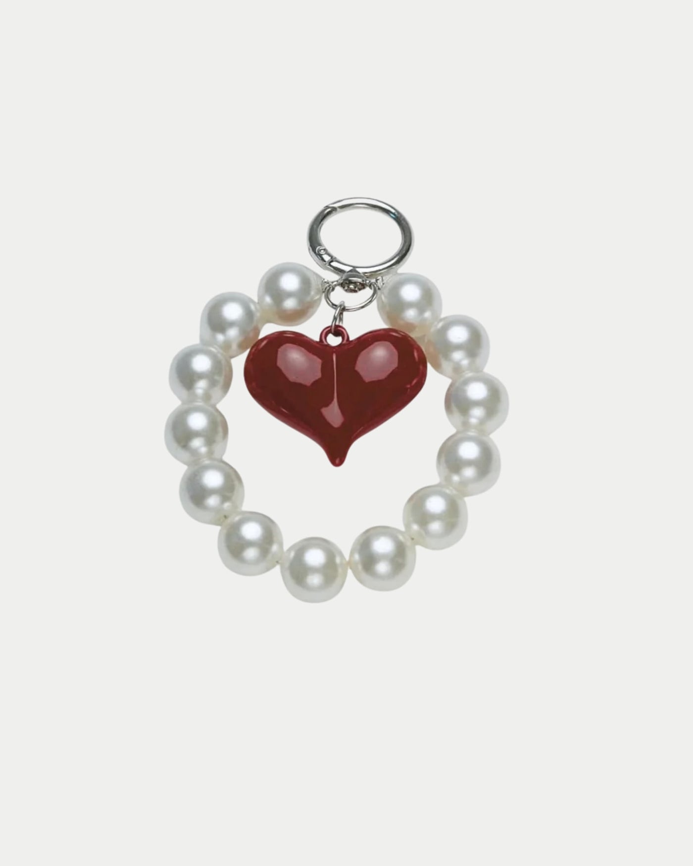 CHARM PEARL HEART