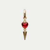 Heart Drop Earring Big