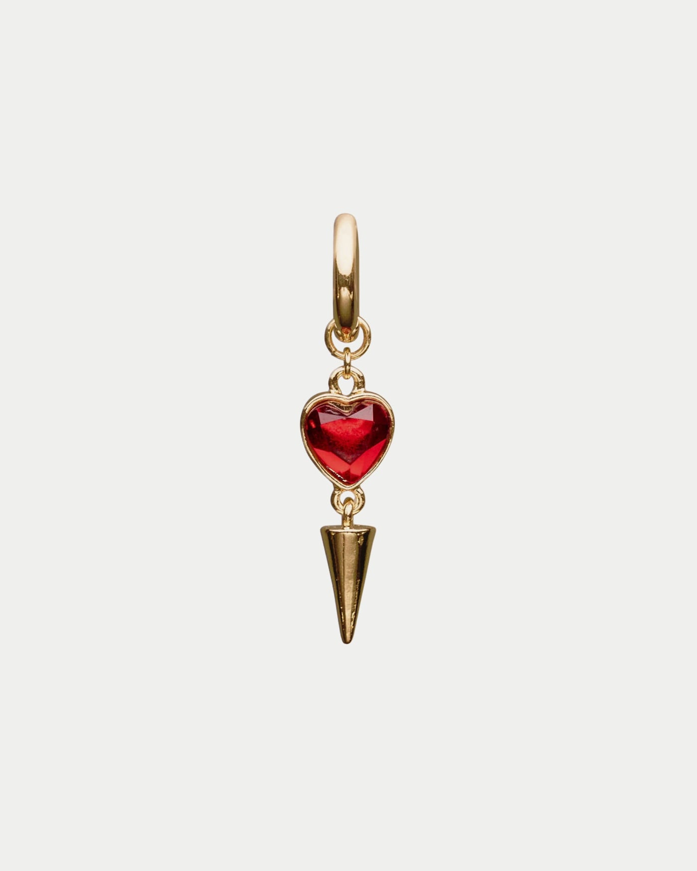Heart Drop Earring Big