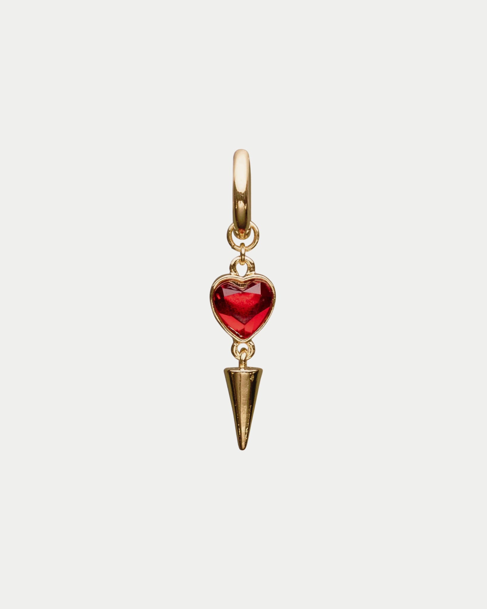 Heart Drop Earring Big