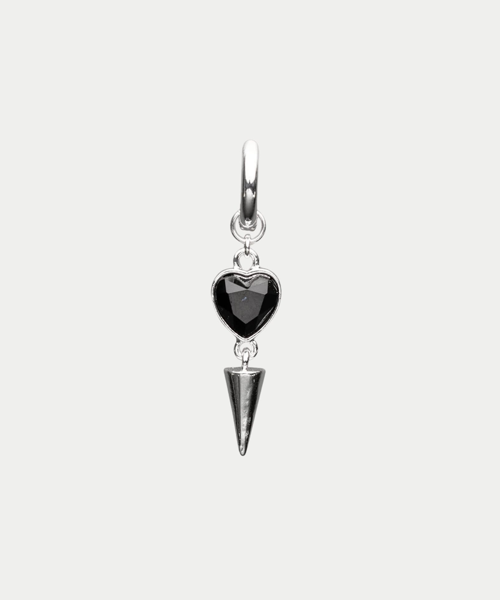 Heart Drop Earring Big