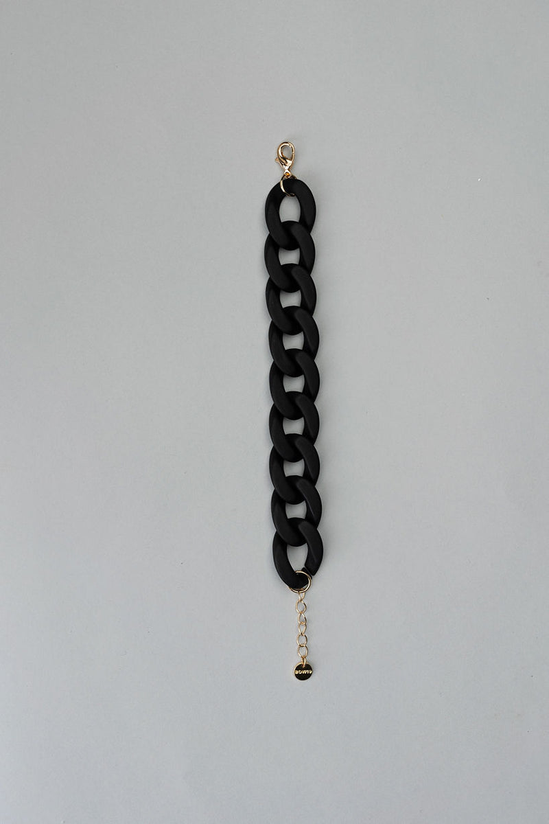 Big Chain Bracelet Black Mat