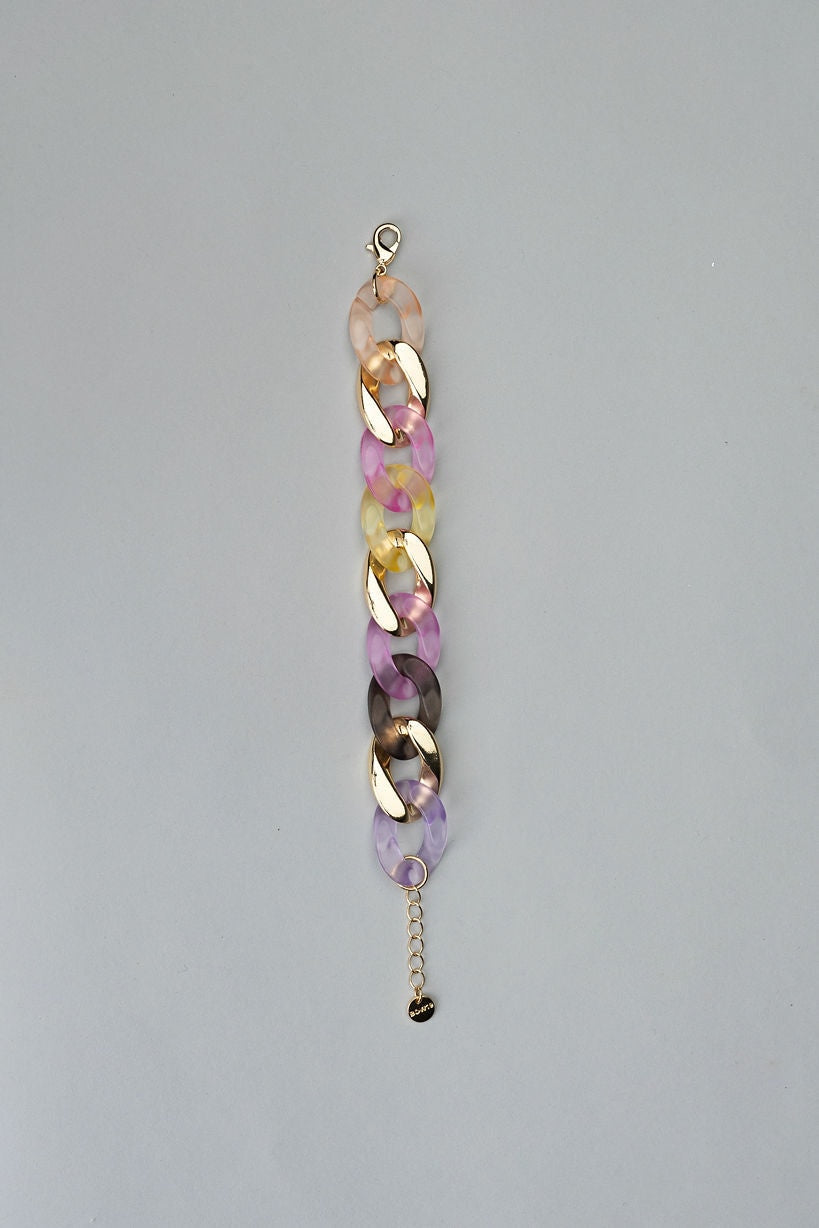 Big Chain Bracelet w Gold