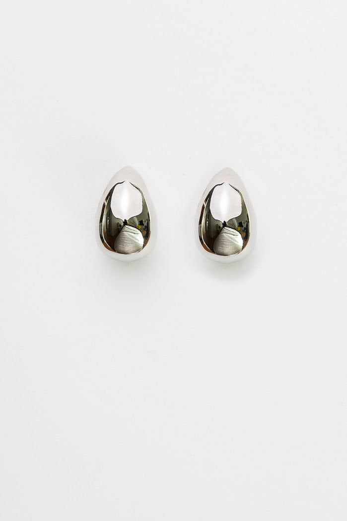 Leo Drop Earrings Silver