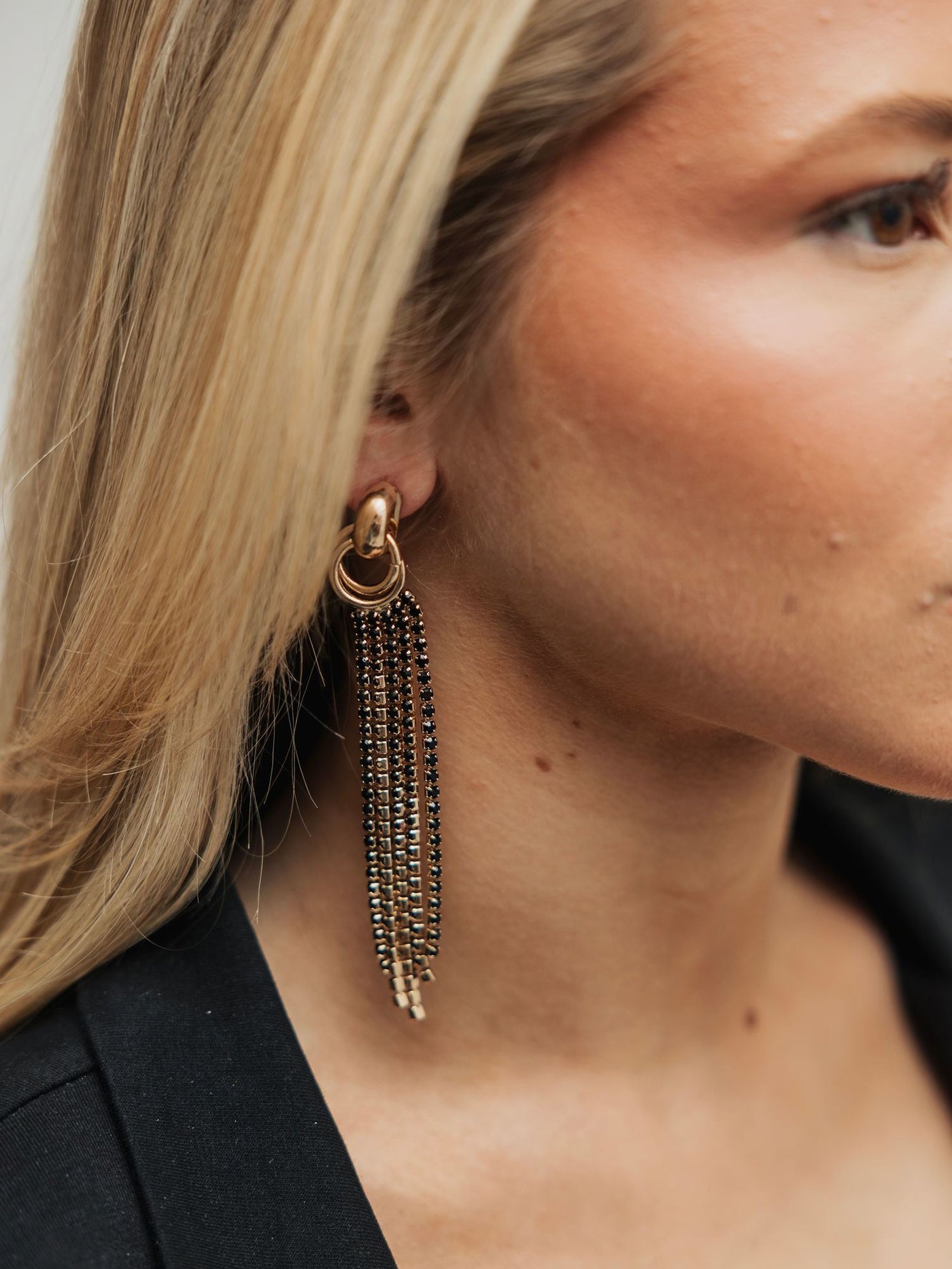 Strass Knot Earrings