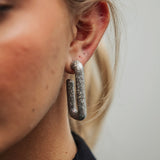Loop Glitter Earrings