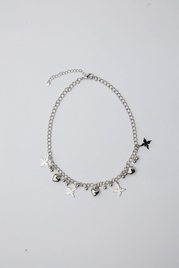 Charm Necklace Silver