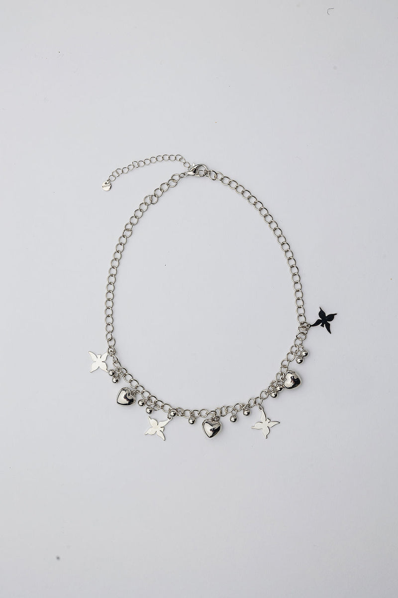 Charm Necklace Silver